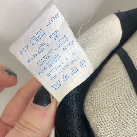 Archival fashion Patrick Kelly Paris vintage sateen contrast longline blazer - Picture 10 of 10